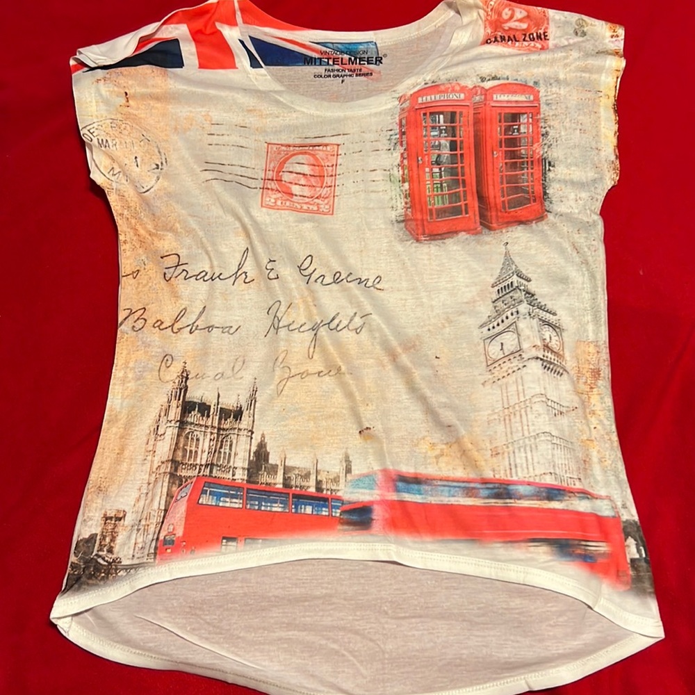 Vintage design mittelmeer Fashion taste color graphic series T-shirt